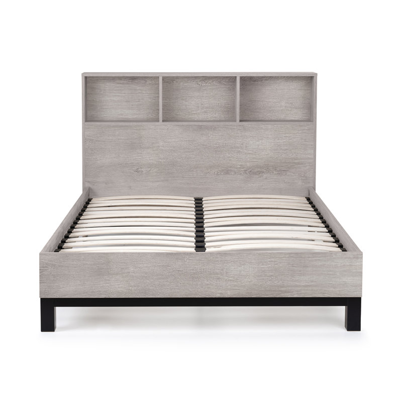 Yonkers Storage Bed, Double (4'6), Grey