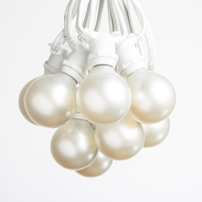 Outdoor 40 - Bulb 50'' Plug-in Globe String Light