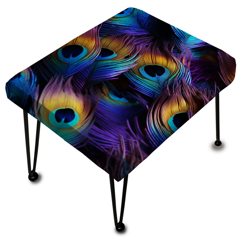 Oan - Animal Print Rectangle Ottoman