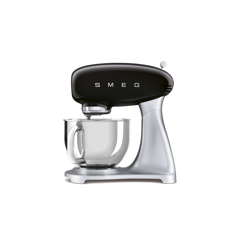Batteur sur socle style rétro pendant 50 années, Noir / argent