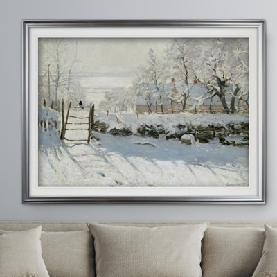 «The Magpie» par Claude Monet, impression