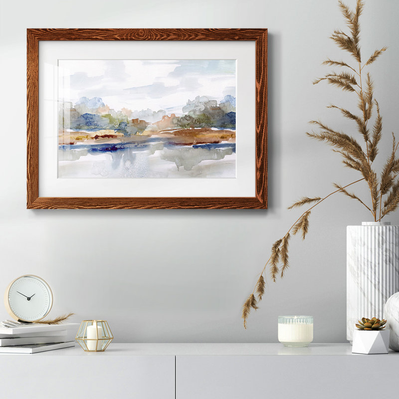 High Sierra, reproduction encadrée sur papier, H 14 po x l 20 po, Érable