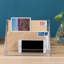 Clear Acrylic Plastic 3-Slot Tabletop File Organiser