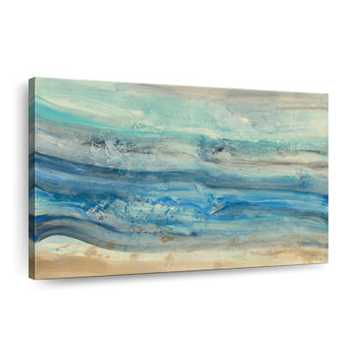 Vagues océaniques sur toile