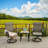 Square 2 - Person 21" Long Dining Set