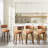 Swivel Upholstered Counter & Bar Stool-20534107-20534111