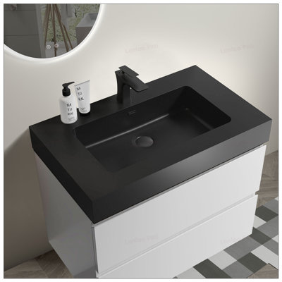 Meuble-lavabo flottant 30 po avec lavabo