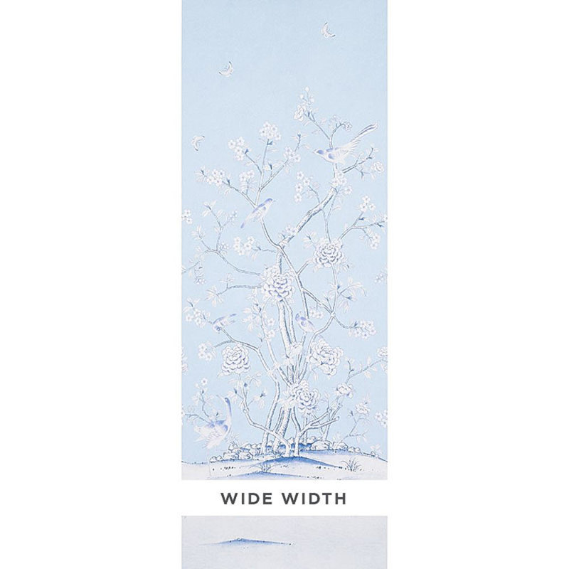 Schumacher x Mary McDonald Chinois Palais Panel, Blue