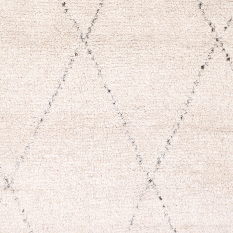 Flerida Moroccan Area Rug in Linen, Rectangle 3' x 5'