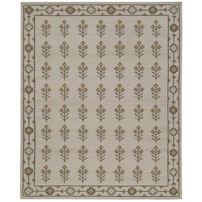 Heidi Flatweave Wool Floral Scandinavian Rug