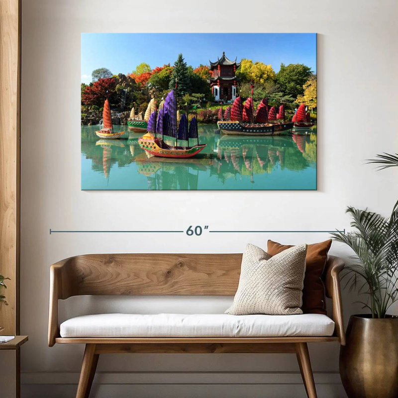 Mehar Montreal Sampan Boats, 32" H x 48" W