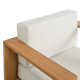 Shay 39" Outdoor Lounge Chair In Oiled Eucalyptus