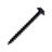 #8 x 1-3/4 in. Black Square Round Washer Head Coarse Thread Self-Tapping