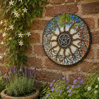 Traditional Plants & Flowers Wall Decor on Resin