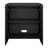 Preston 32" Wide Rectangular Fluted Accent Cabinet in Black Grain-504020530