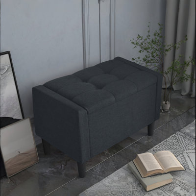 Banc de rangement rembourré Friesen