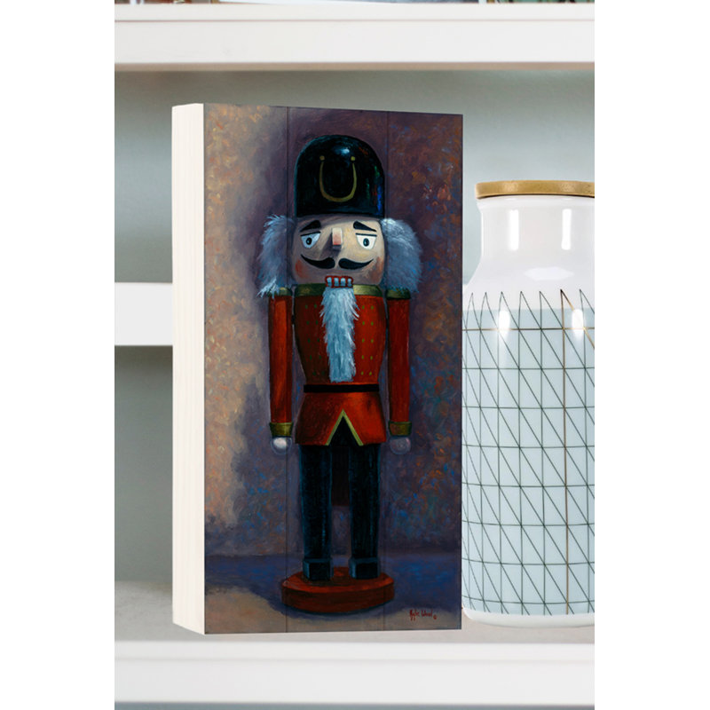 Christmas Nutcracker, 9" H x 12" W x 1" D