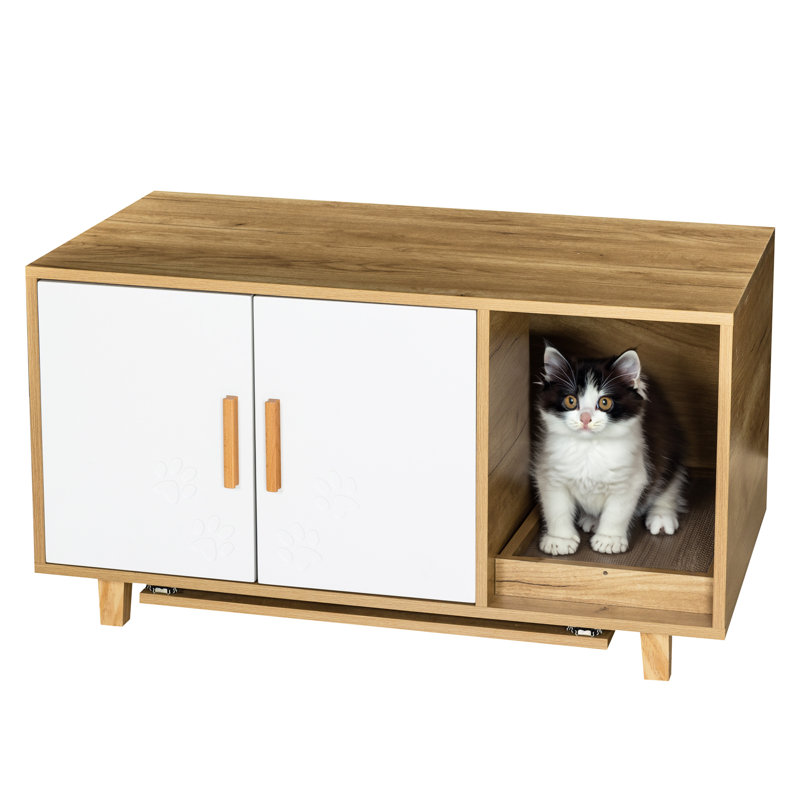 Enceinte de litière pour chat Khloemarie