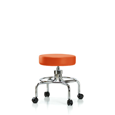 Anguiano Adjustable Height Ergonomic Lab Stool with