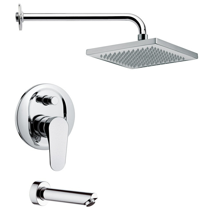 Robinet inverseur de baignoire et de douche avec valve Peleo