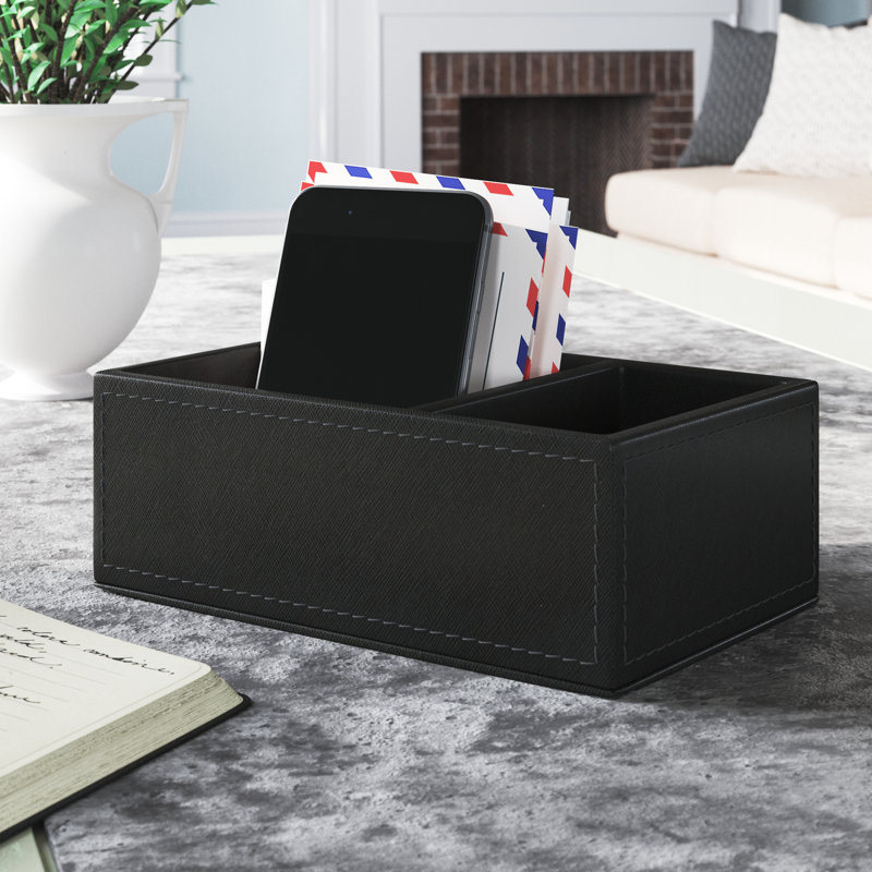 Organisateur de bureau Bedford, Noir