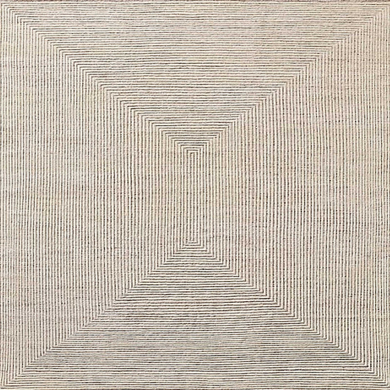 Tapis 100% moderne de style Mid-Century 300 lavable à la machine, Carré 7 pi