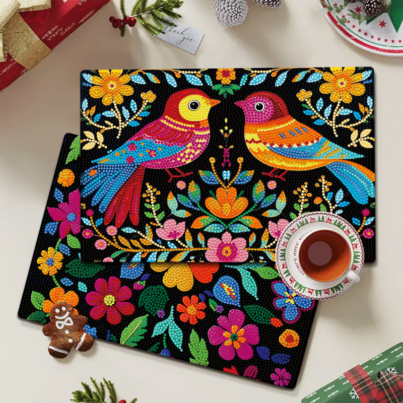 Sous-verres bricolage peinture diamant