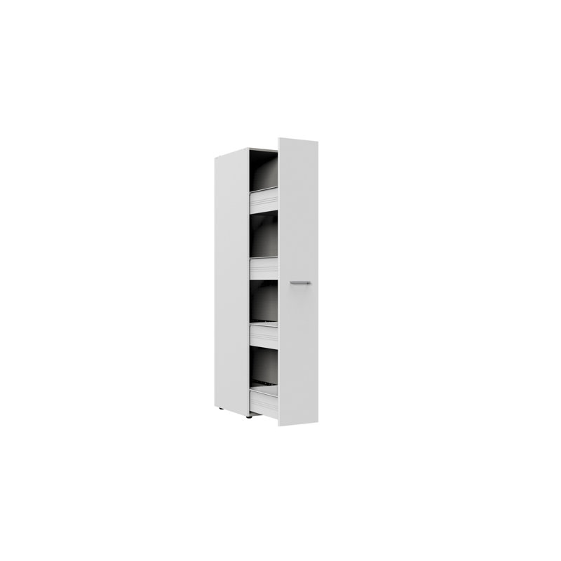 Arnoldas 185cm Kitchen Pantry, White