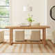 Modica 70'' Pine Solid Wood Sled Dining Table