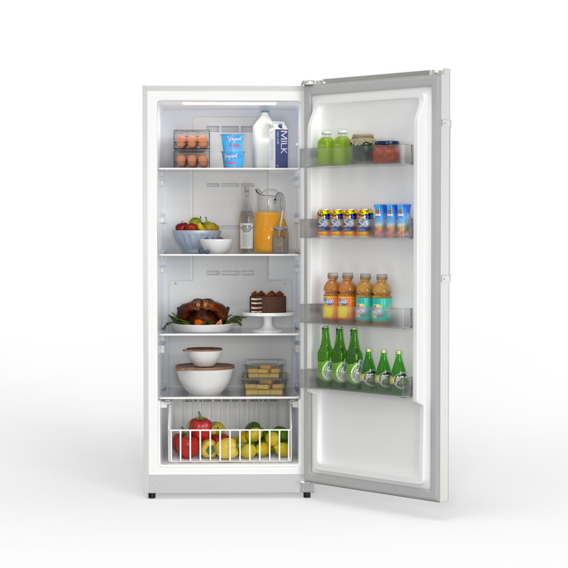 Conserv 14cf Upright Freezer CONVERTIBLE REF Garage Ready E-Star 28in wide 110V, White