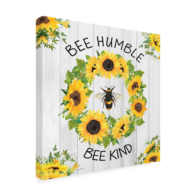 Art sur toile Jean Plout Bee, H 24 po x l 24 po x P 2 po