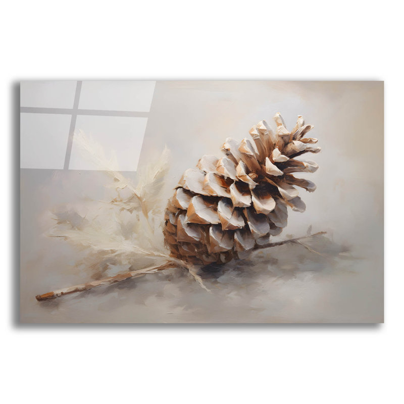 «Pinecone» par Petals Prints Design, H 16 po x l 24 po x P 0,2 po