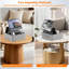 Bureau pour ordinateur portable avec porte-gobelet et plateau de rangement