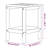 Raunds Steel Side Table-1842010094