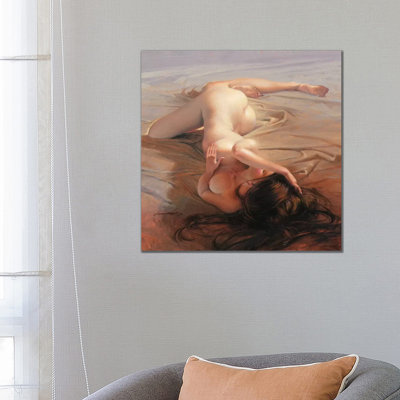 Twist by Maher Morcos - Wrapped Canvas Painting
