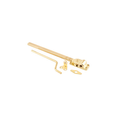 Opérateur de fenêtre réversible plaqué laiton 10-3 / 4 po B9D7A1F4D27D44EABAFE392850DBD9C3 - pour fenêtres Parlyn (paquet simple)
