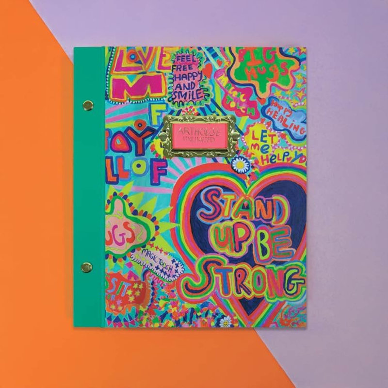  Arthouse A5 Hardback Journal & Pen In Tin Set - Full Of Joy