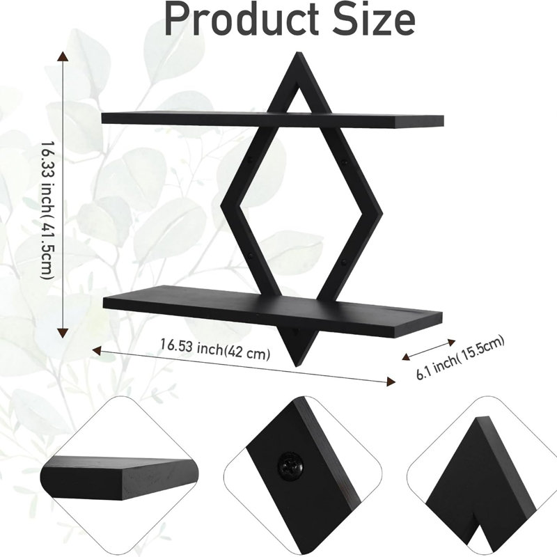 Wood Tiered Shelf