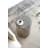 D14x20" Round Accent Capiz Stool