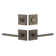 Motivo Complete Brezza Entry Lever Set with Single Cylinder Deadbolt