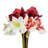 Amaryllis Stem With 4 Blooms Artificial Flower-817583917