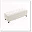 Banc de rangement en lin capitonné-683682704