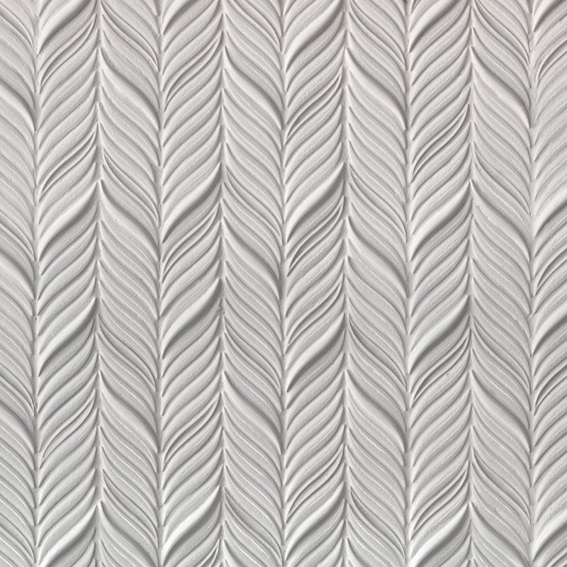 Carreau de mosaïque en céramique 1 "x 2" Divine Alula (0,85 pi. Ca. / feuille), Émeraude profonde