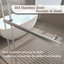 Porte de douche semi-sans cadre à porte coulissante double l 50 po x l 54 po x H 74 po avec verre trempé transparent anti-déflagrant de 5/16 po (8 mm)-93217552-125470042
