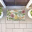 Tapis d'extérieur imprimé tropicales fleurs et ananas, design par Kim Allen, 18 po x 30 po
