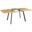 Extendable Metal Base Dining Table