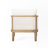 Prieto Outdoor Acacia Wood Club Chair With Cushions