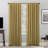 Faux Dupioni Silk Thermal Extreme 100% Blackout Back Tab Curtain Panel-42904620-42905046