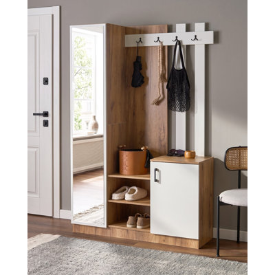 111 cm W Hallway Set with Shoe Storage