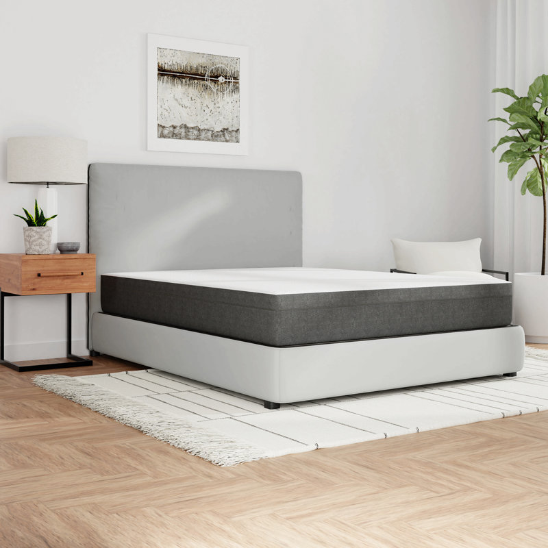 10" Rose Medium Gel Memory Foam Mattress With Edge Support And Air Grid, Full 